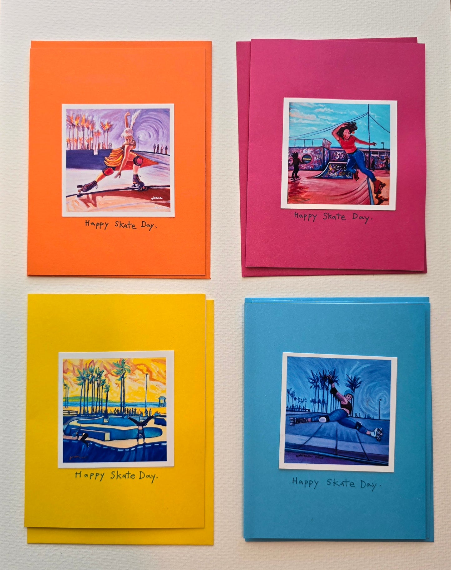Skate Series- Greeting Card Set