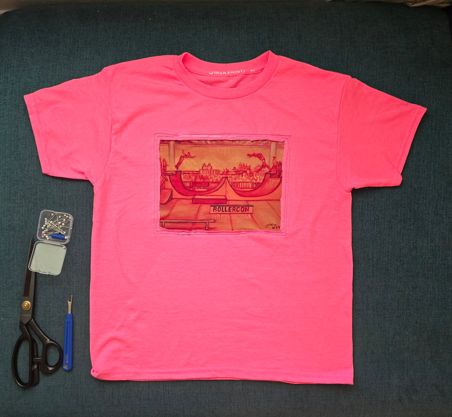 RollerCon 23- Safety Pink T-Shirt