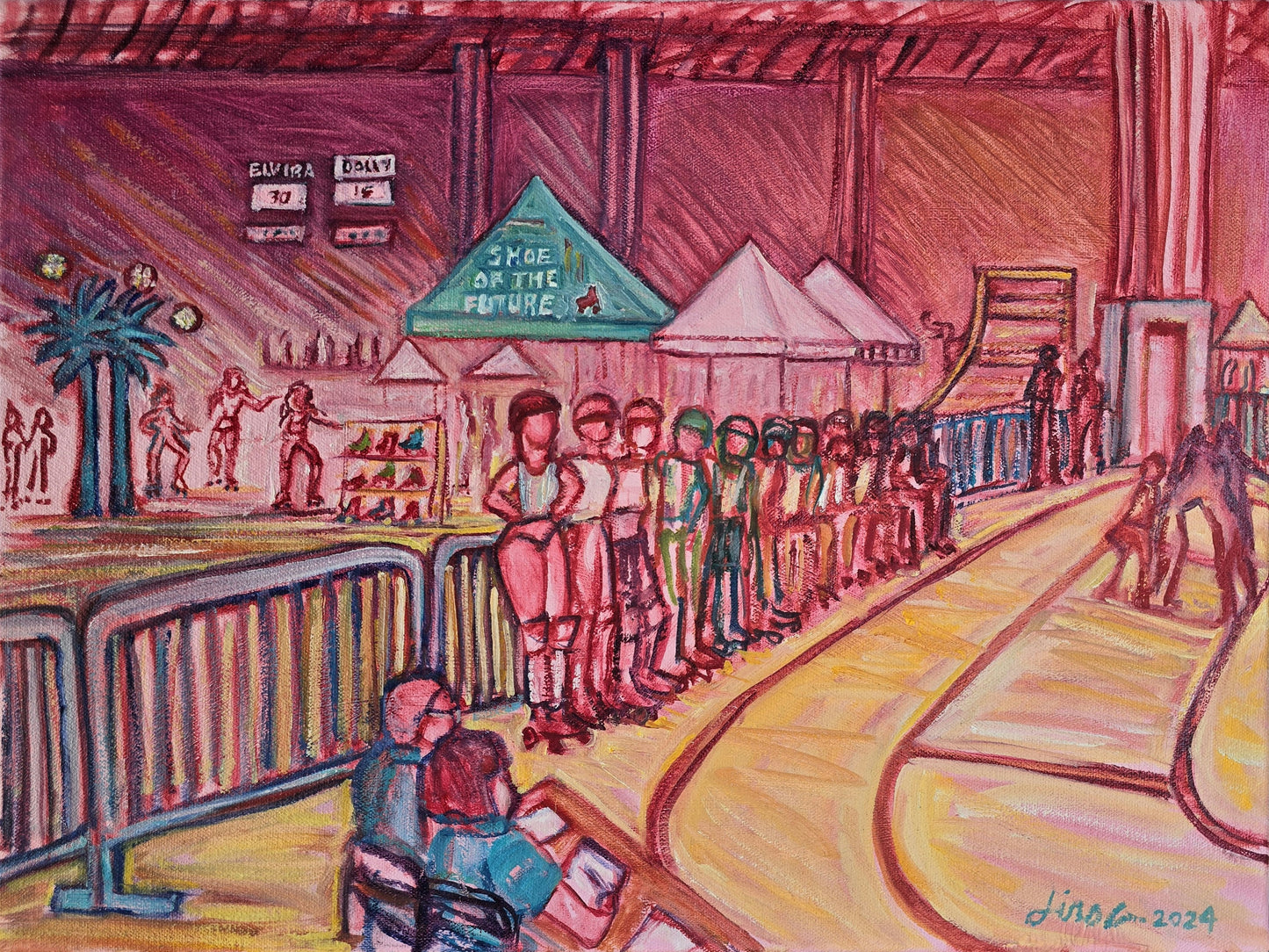 RollerCon 2024 -Original Oil Painting