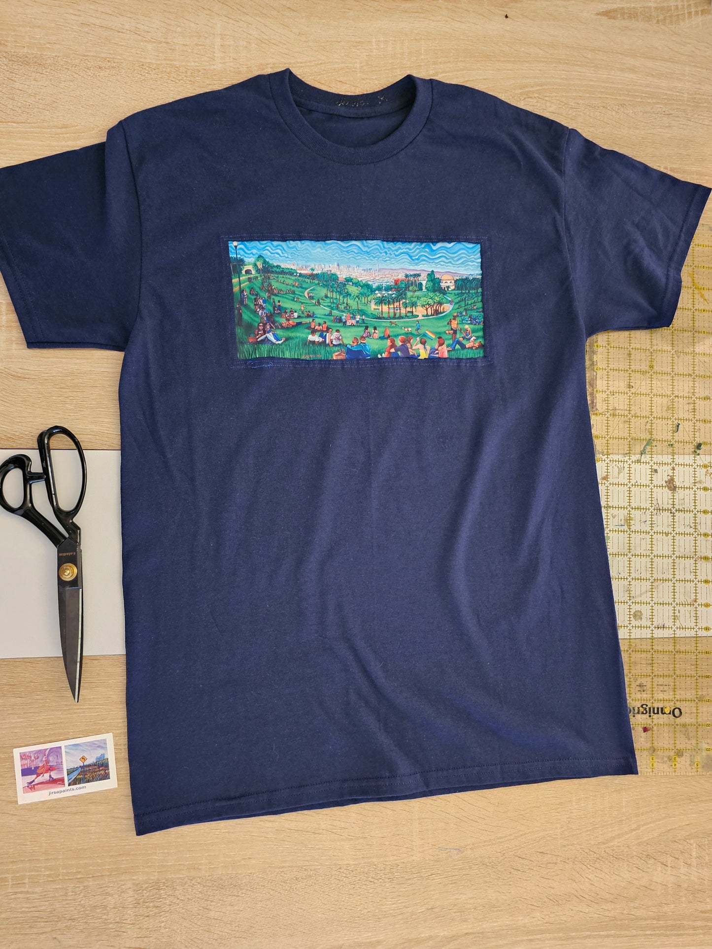 Luna's Dolores Park- Navy T-Shirt
