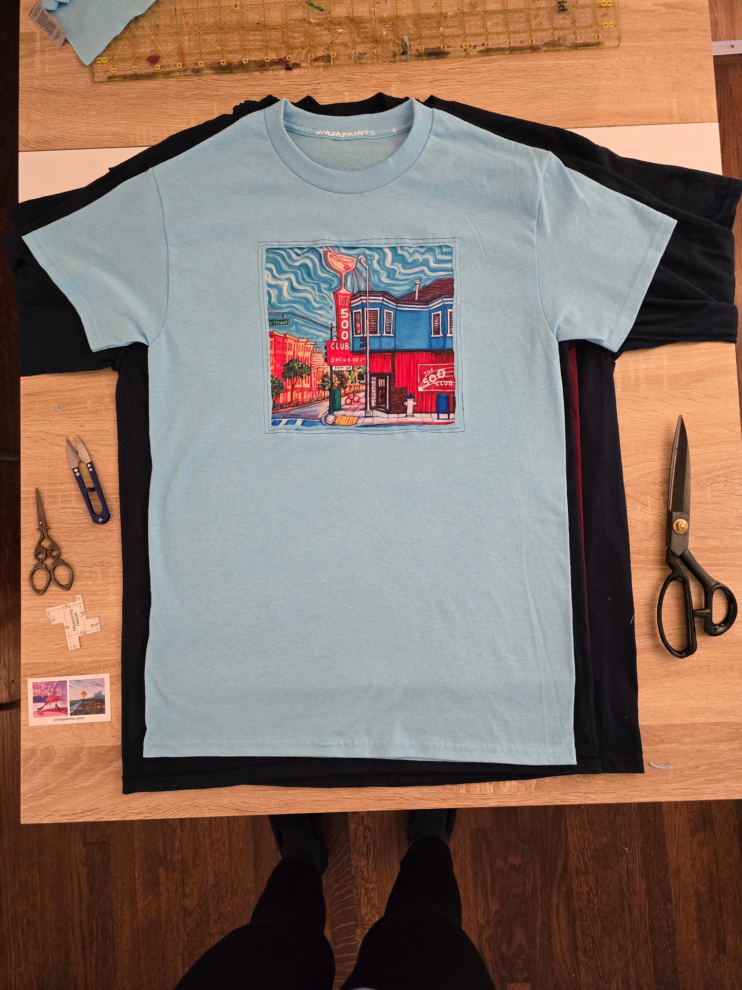 500 Club - Light Blue T-Shirt