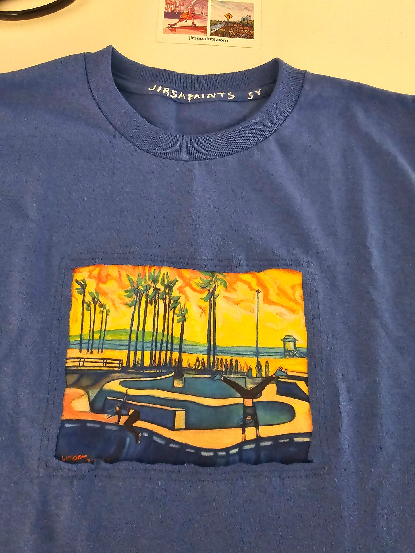 Vanna Skates Venice- Blue T-Shirt