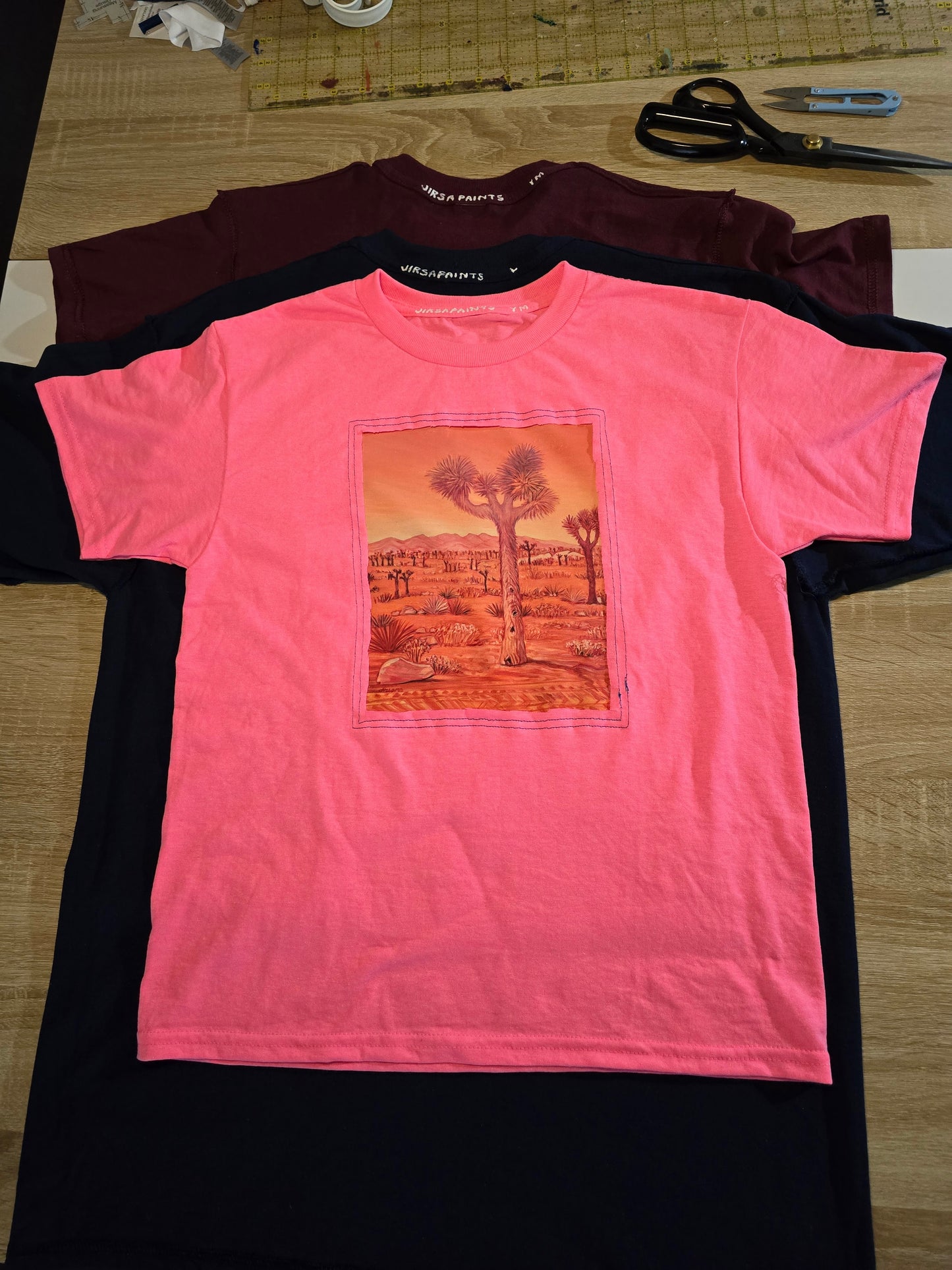 Joshua Tree- Pink T-Shirt
