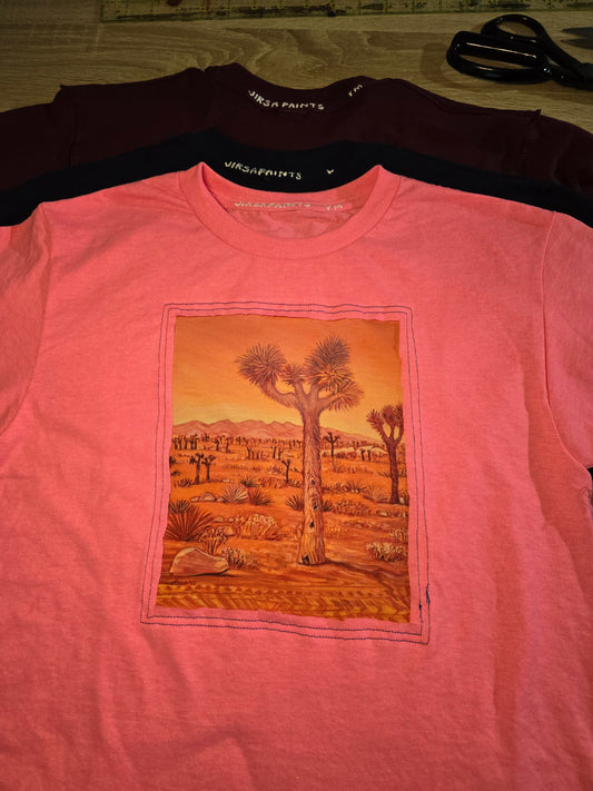 Joshua Tree- Pink T-Shirt