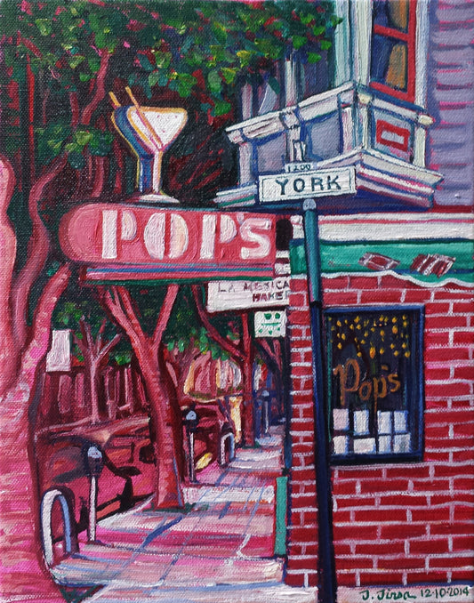 Pop's - Aluminum Print