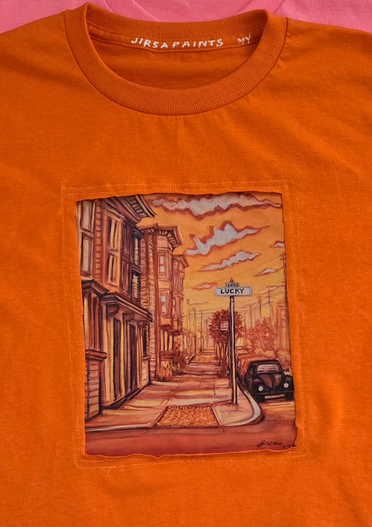 Lucky Street- Orange Tee