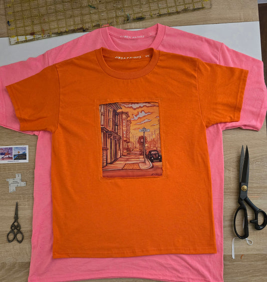 Lucky Street- Orange Tee