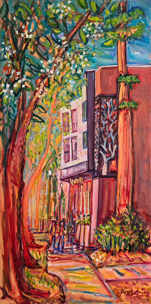 K Street- Oil Painting