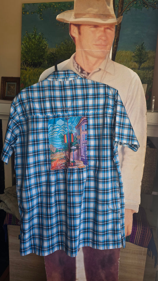 "Prosper" Plaid Shirt with Snaps