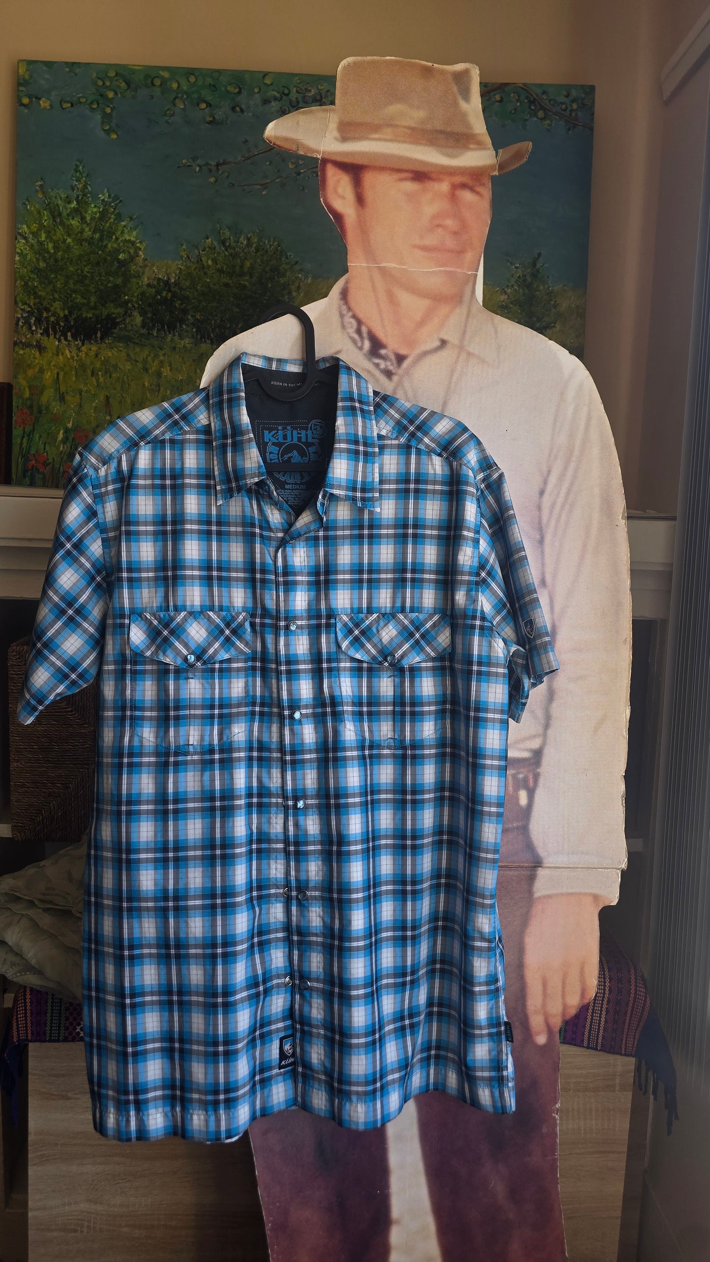 "Prosper" Plaid Shirt with Snaps