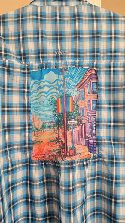 "Prosper" Plaid Shirt with Snaps