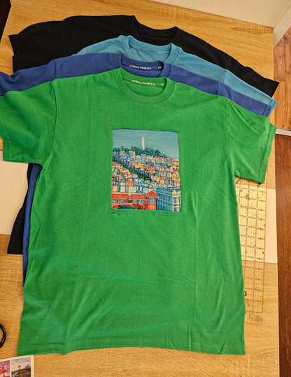 Coit Tower - Green T-Shirt