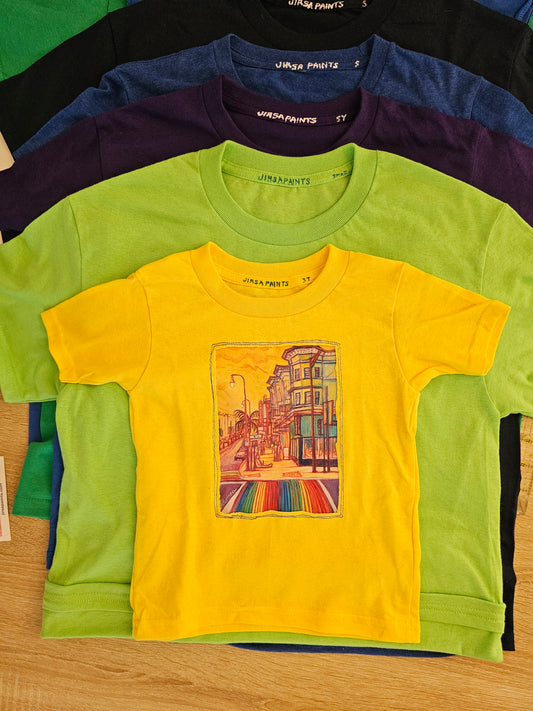 Rainbow Crosswalks II - Toddler Tee