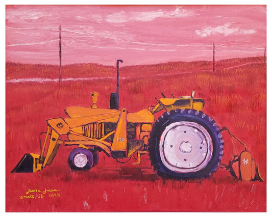 Red Tractor-Archival Print