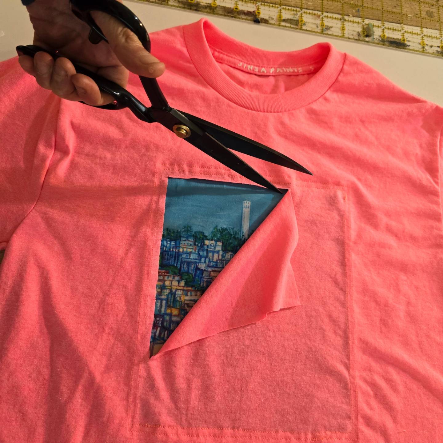 Coit Tower- Pink T-Shirt