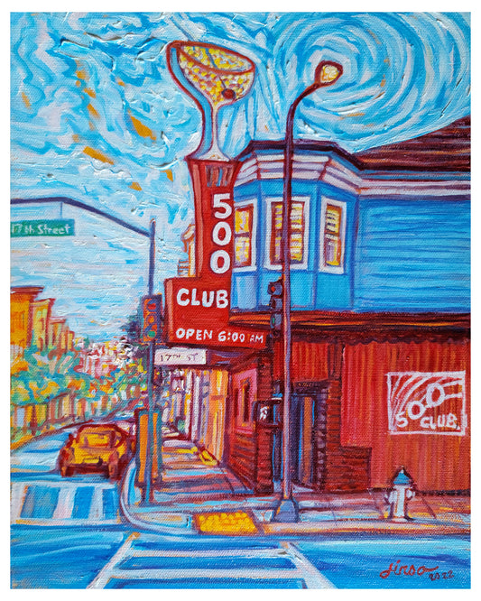 500 Club- Archival Print