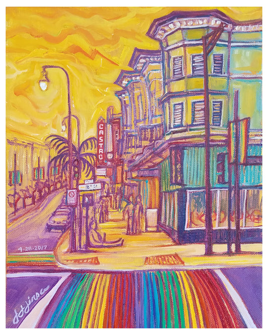 Rainbow Crosswalks II- Archival Print