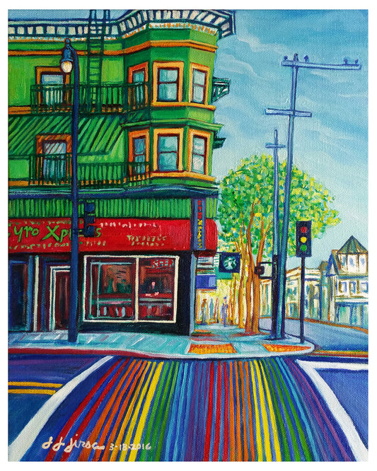 Rainbow Crosswalks- Archival Print