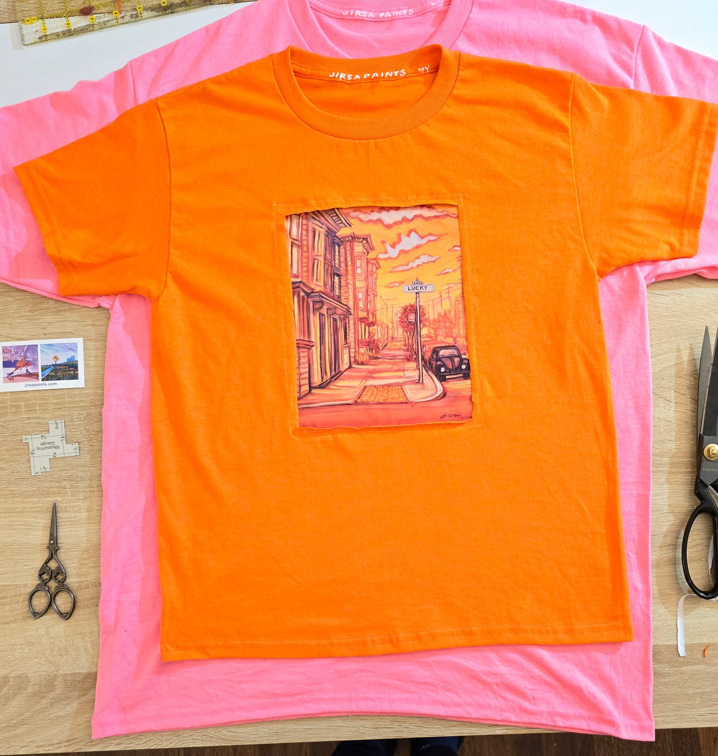 Lucky Street- Orange Tee