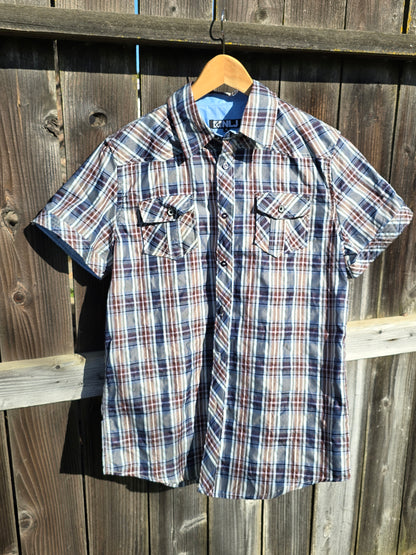 Pop's - Plaid Short-Sleeve