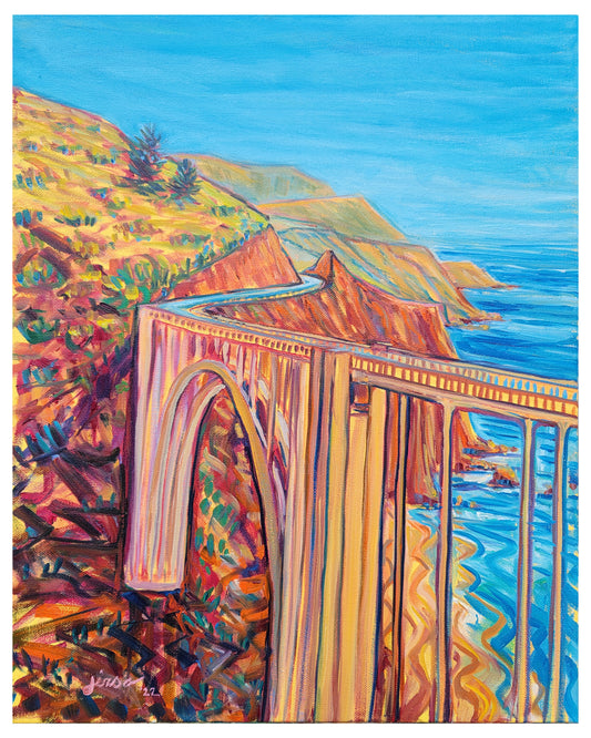 Bixby Bridge- Archival Print