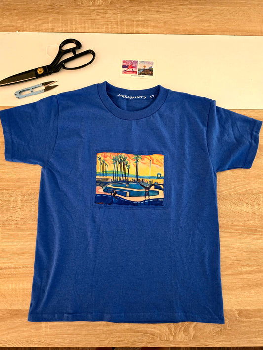 Vanna Skates Venice- Blue T-Shirt